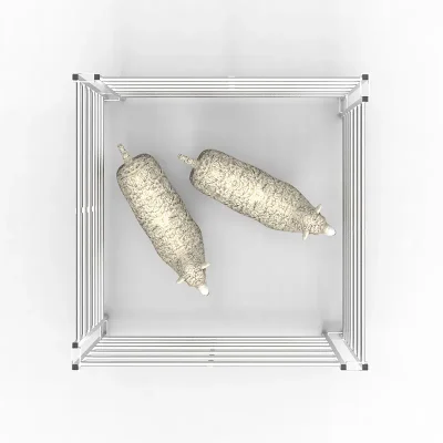 4ft 7Rail Metal Galvanized Sheep Hurdle Detail