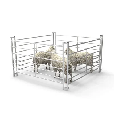 Metal Galvanized Sheep Hurdle Fence Detail