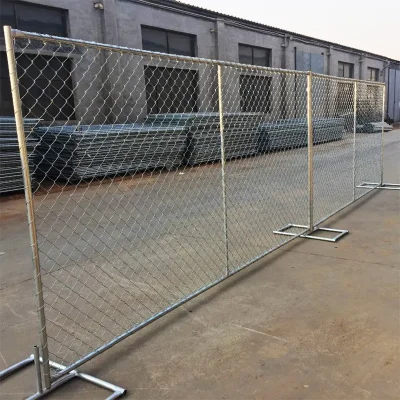 Temporary Chain Wire Link Fence Panels Application