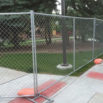 Temporary Chain Link Fence Application