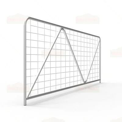 12ft N-Stay Metal Galvanized Mesh Farm Gate 3580 mm x 1170 mm