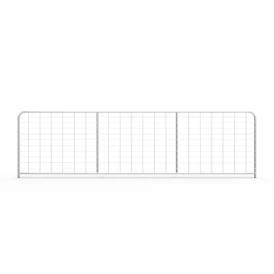 14ft I-Stay Metal Galvanized Mesh Farm Gates