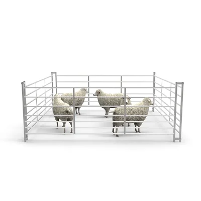 8ft Metal Galvanized Sheep Hurdle Fence