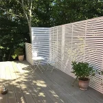 Aluminum slat screen