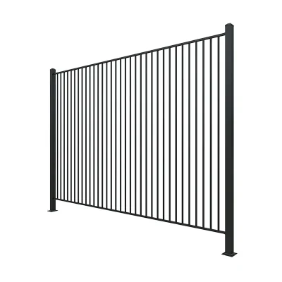 Black Aluminum Pool Fence