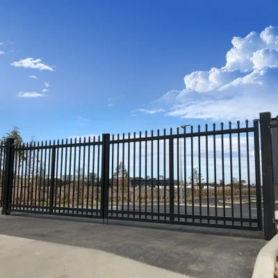 Double Steel Swing Gate Application