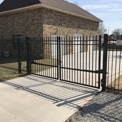 Double Steel Swing Gate Application