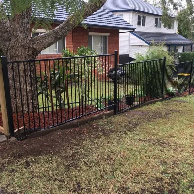 Flat Top Ornamental Aluminum Fence for Residential