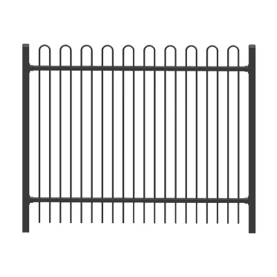 Loop Top Steel Fence Panel