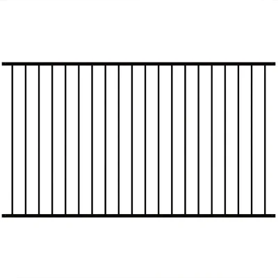 Flat Top Fence, Metal Steel Fence Panels