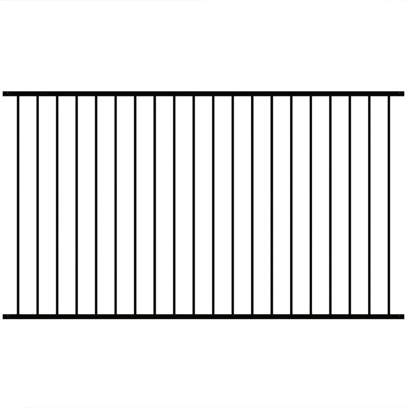 Flat Top Fence, Metal Steel Fence Panels
