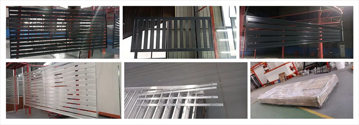Production Scene of Aluminum Sliding Gate