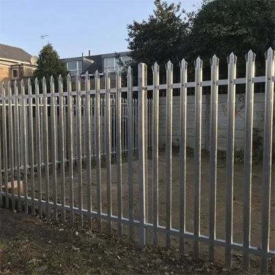 Security Steel Palisade Fence Panel near house