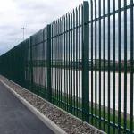 Green Steel Palisade Fence
