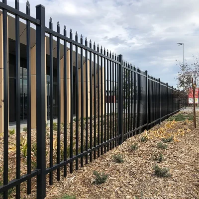 Steel Spear Top Fence Panels Application