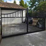 aluminum arched gate