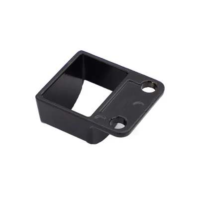 black steel fence bracket