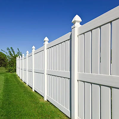 pvc plastic fence