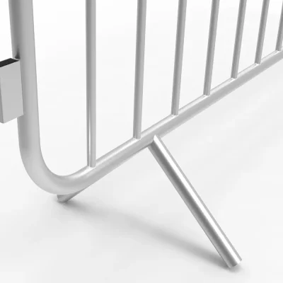 Fixed Leg Crowd Control Barrier Detail