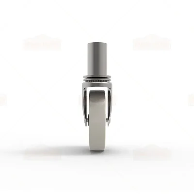 Galvanized Steel Temporary Fence Jockey Wheel Detail