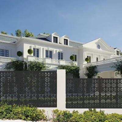 Powder Coated Laser Cut Privacy Panels