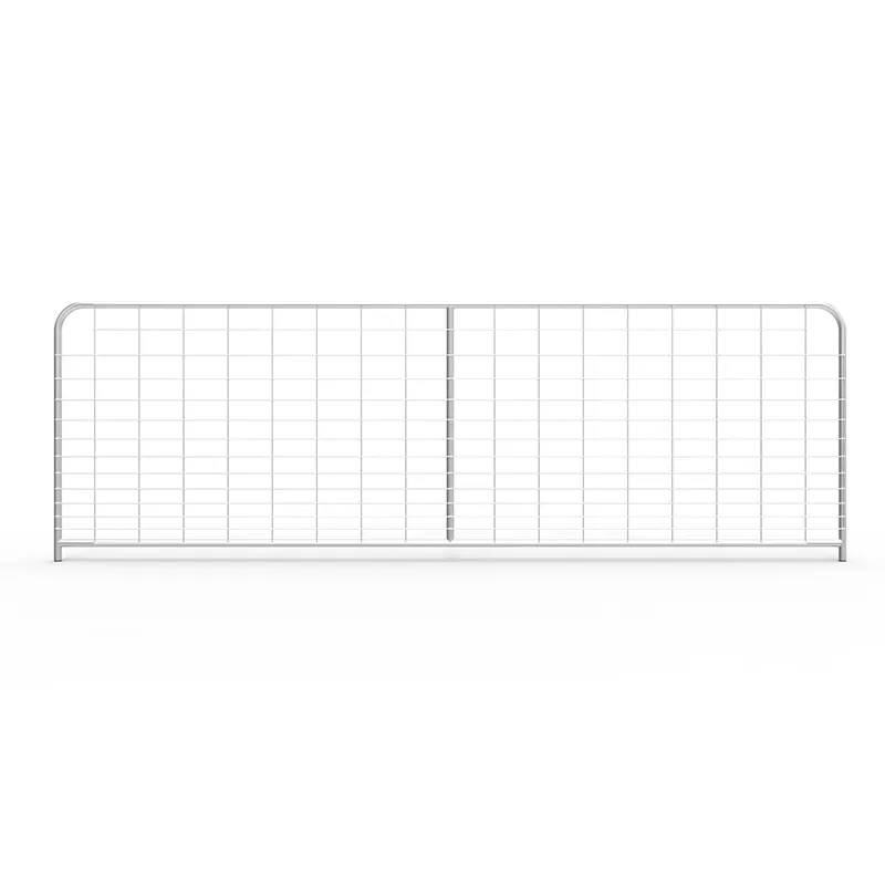 12ft I-Stay Metal Gradient Mesh Infill Farm Gate 3580mm x1170mm