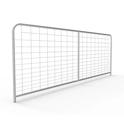 12ft I-Stay Metal Gradient Mesh Infill Farm Gate 3580mm x1170mm 