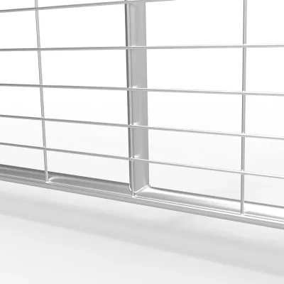 12ft I-Stay Metal Gradient Mesh Infill Farm Gate detail