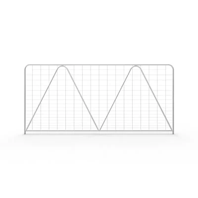 12ft M-Stay Metal Gradient Mesh Infill Farm Gate