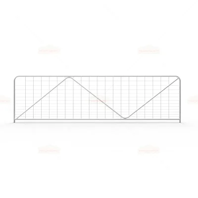 14ft N-Stay Metal Gradient Mesh Infill Farm Gate 4180mm(13.7ft) x 1170mm(3.8ft)
