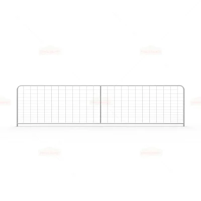 16ft I-Stay Metal Gradient Mesh Infill Farm Gate 4780mm (15.6ft)x1170mm(3.8ft)