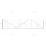 16ft N-Stay Metal Gradient Mesh Infill Farm Gate 4780mm(15.6ft) x 1170mm(3.8ft)