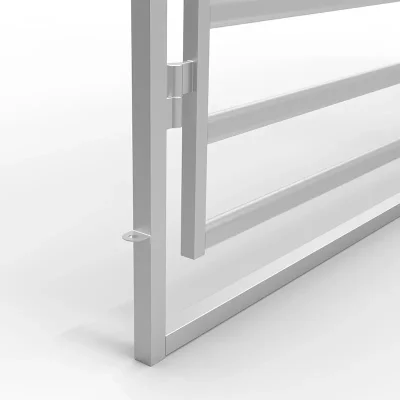 Cattle Rail Double Gates Detail