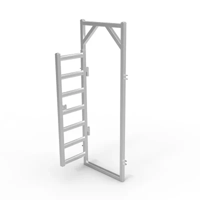 Galvanized Steel Cattle Rail Manway Fence Gate