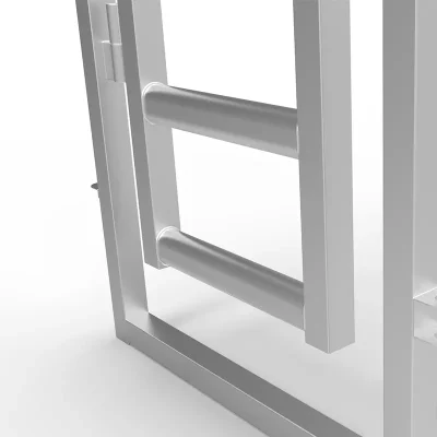 Steel Cattle Rail Manway Gate Detail