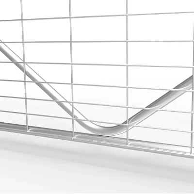 W-Stay Metal Mesh Farm Gate Detail