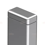 Fence Pipe Plastic Rectangular Cap