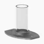 Galvanised Round Pipe Oval Flange