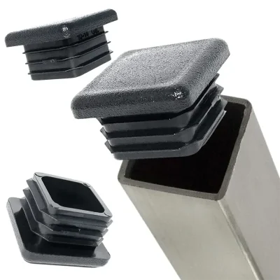 Plastic Flat Square Caps Polypropylene usage