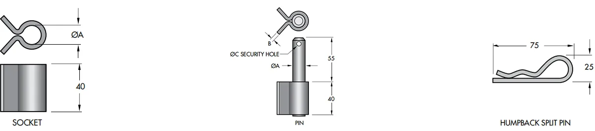 Weld-On-Hinges Sockets-Specification