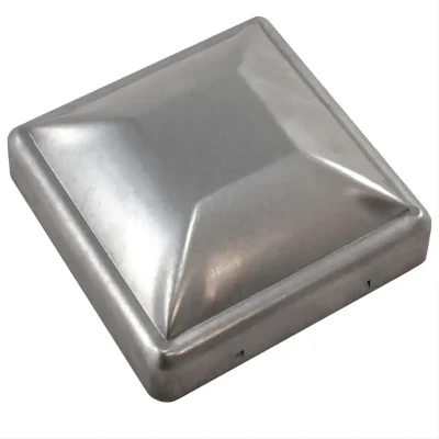 square metal post caps Detail
