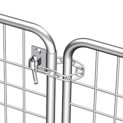 Clamp On Double Gate Fastener