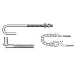 Farm Gate Chain Bolt Thru Pack