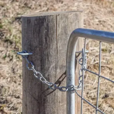 Farm Gate Staple And Latch Fastener Application