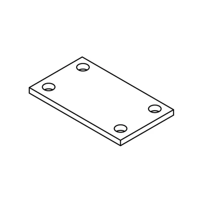 Rectangle Floor Flange Base Plate