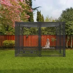 lack Mesh Welded Wire Dog Kennel Panel