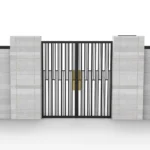 Laser Cut Metal Gate Panels