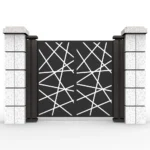 Laser Cut Metal Gate Panels