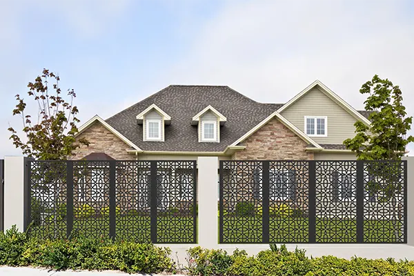 Laser Cut Privacy Panels Application