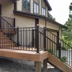 Aluminum Railing And Stair Handrail Railing Application
